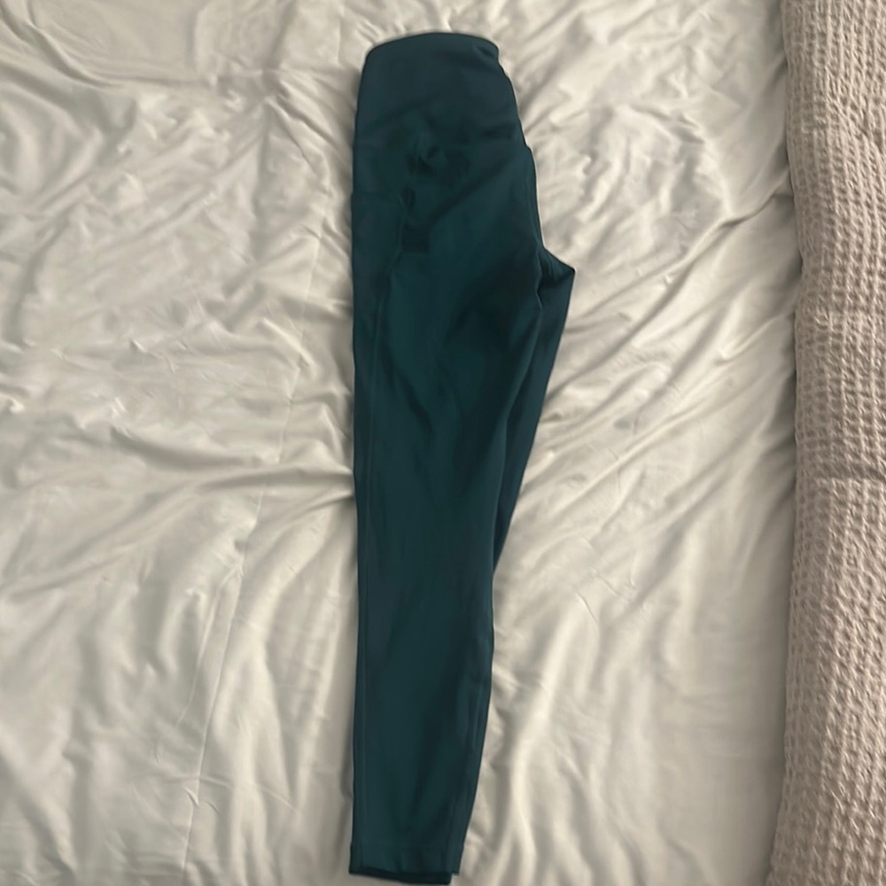 Teal High-Waisted Leggings